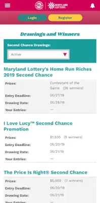 MD Lottery-My Lottery Rewards android App screenshot 0